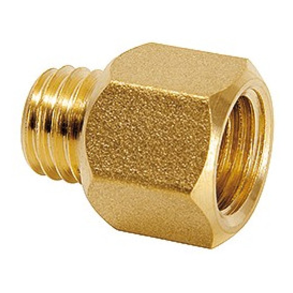 Đầu nối giảm bậc Perma 104842 đồng thau ren ngoài M12 x ren trong G1/4