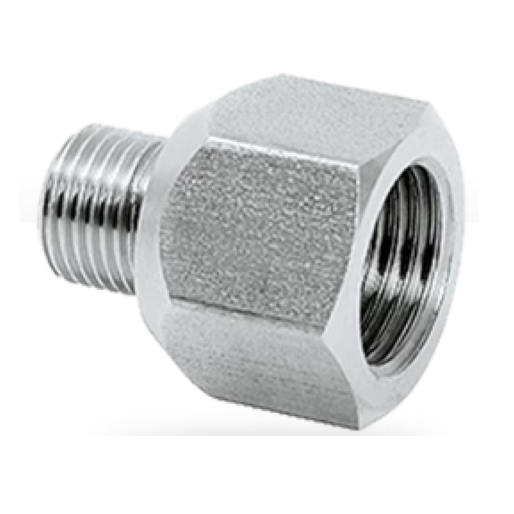 Đầu nối chuyển đổi Perma 104875 thép không gỉ G1/8 ren ngoài x G1/4 ren trong