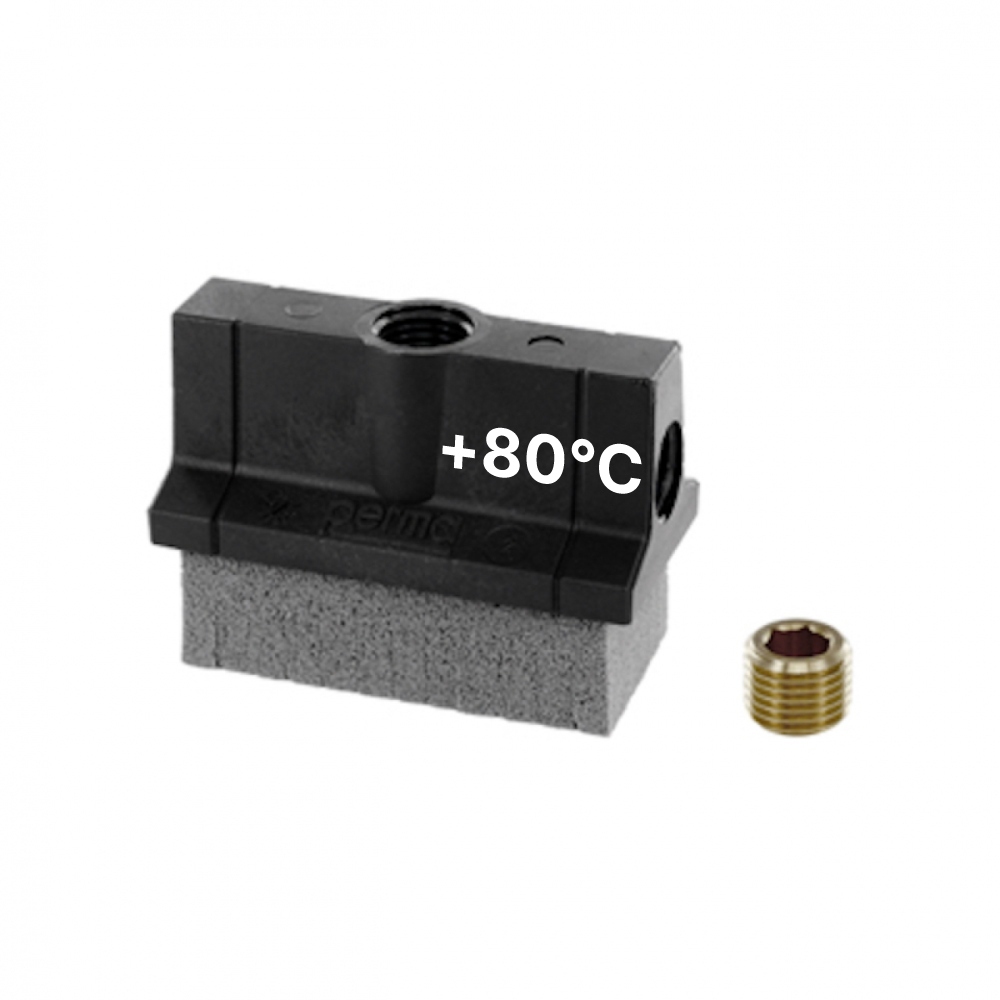 Chổi quét dầu Perma 117436 dạng bọt biển chịu nhiệt đến +80 °C 60 x 30 mm ren trong G1/4