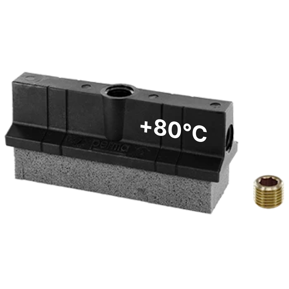 Perma 117437 Chổi quét dầu dạng xốp chịu nhiệt đến +80 °C 100 x 30 mm ren trong G1/4