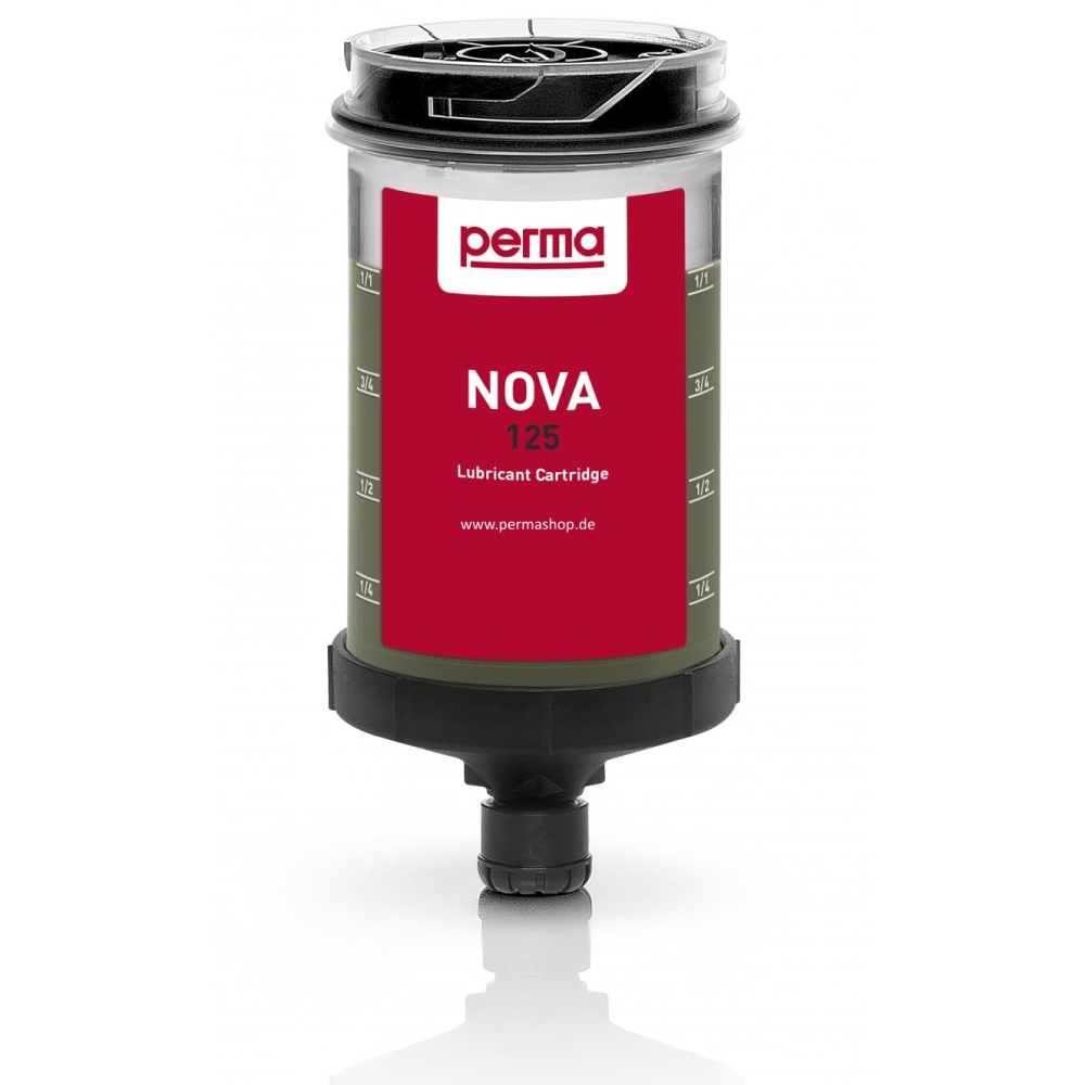 Hộp mỡ bôi trơn Perma NOVA LC125 chứa mỡ chịu cực áp SF02