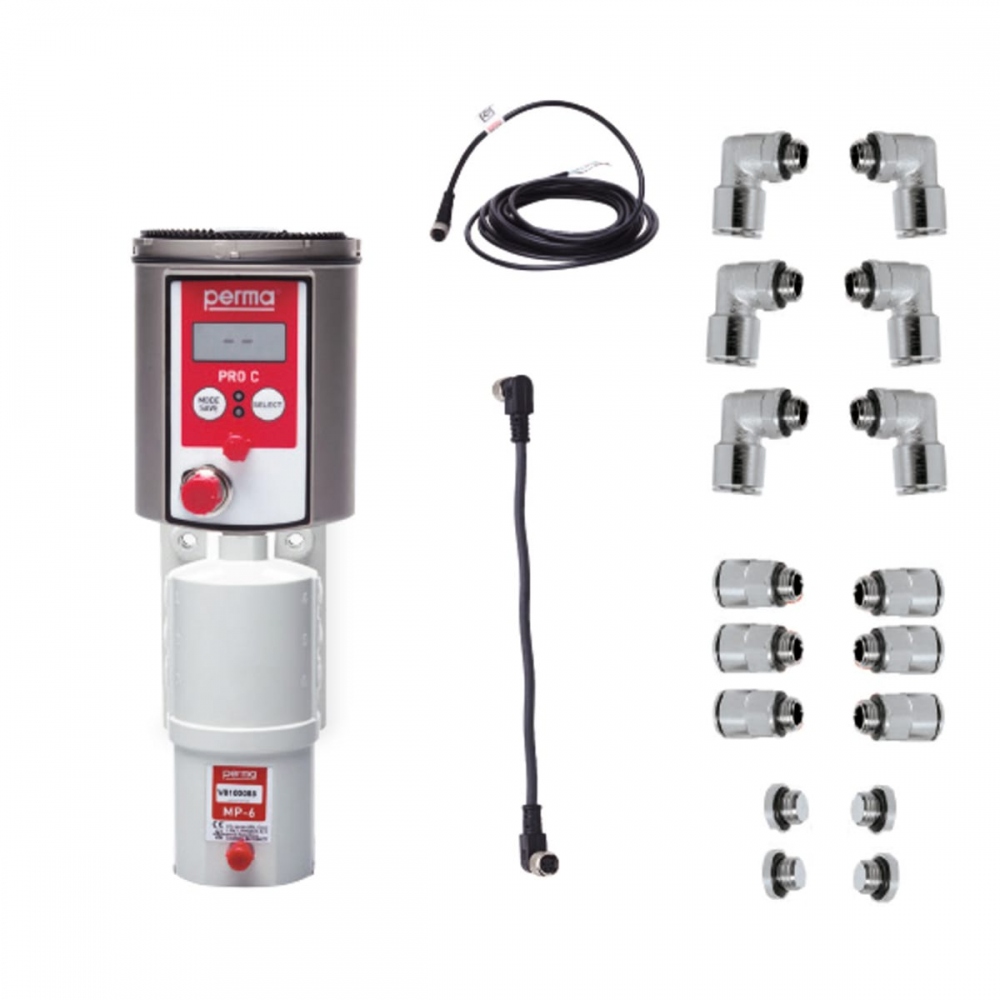 Hệ thống bôi trơn đa điểm Perma PRO C LINE với đầu nối 5 m