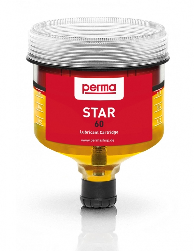 Ống mỡ bôi trơn Perma STAR LC S60 với dầu nhớt Mobil SHC 639