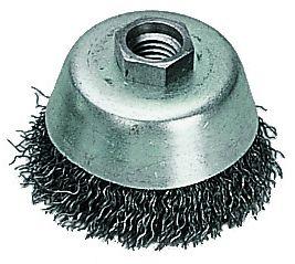 Flex 124.516 Bàn chải sợi thép 0,3 mm sợi dập sóng, ren M14, đường kính 60 mm