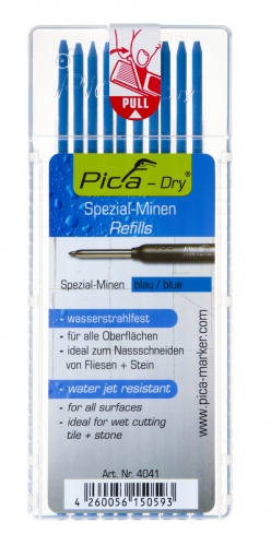 Ngòi bút chì thay thế Pica Dry 4041 màu xanh dương cho bút đánh dấu Pica Dry