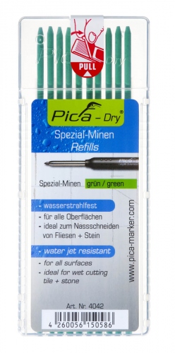 Ngòi bút chì thay thế Pica Dry 4042 màu xanh lá cây cho bút đánh dấu Pica Dry