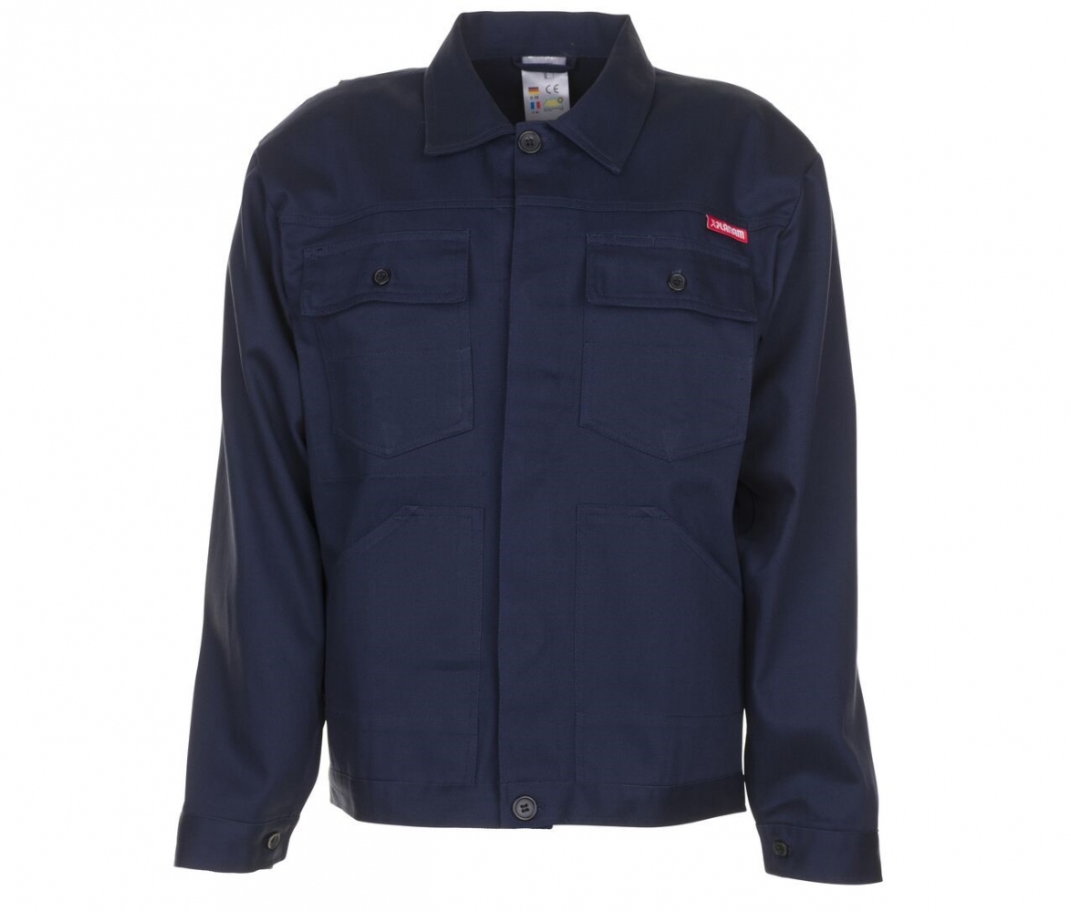 Áo khoác bảo hộ chiết eo Planam BW290/0107 100% cotton màu xanh đen XS-3XL