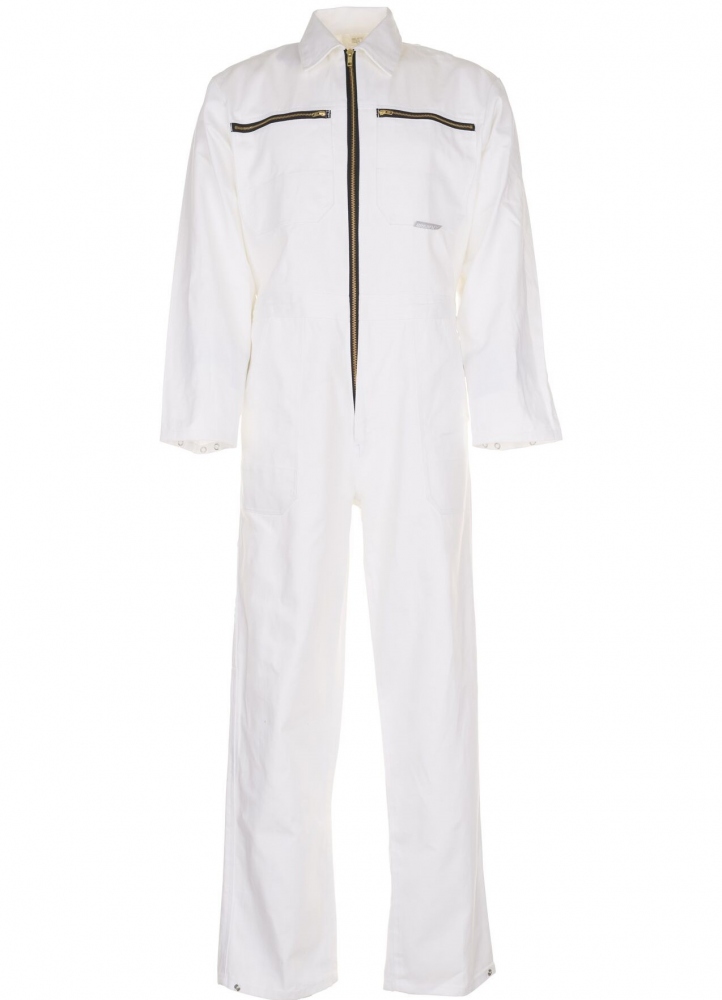 Quần áo bảo hộ liền thân Planam BW290/0130 Rallye 100% cotton màu trắng