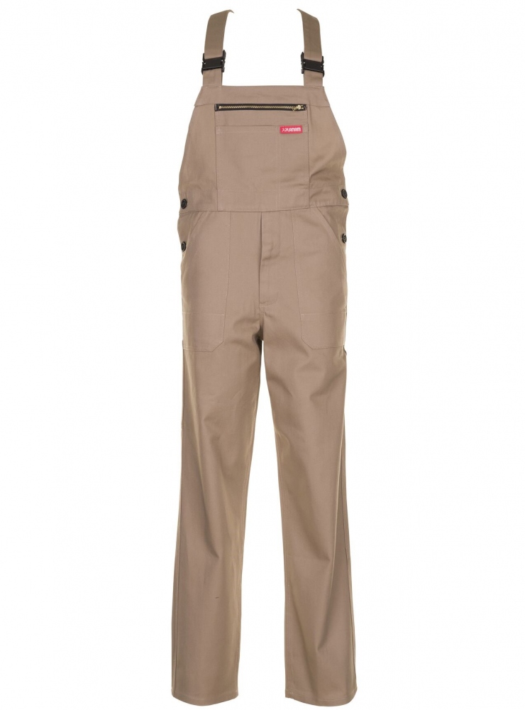 Quần yếm bảo hộ lao động Planam BW290/0153 100% cotton màu be size XS-3XL