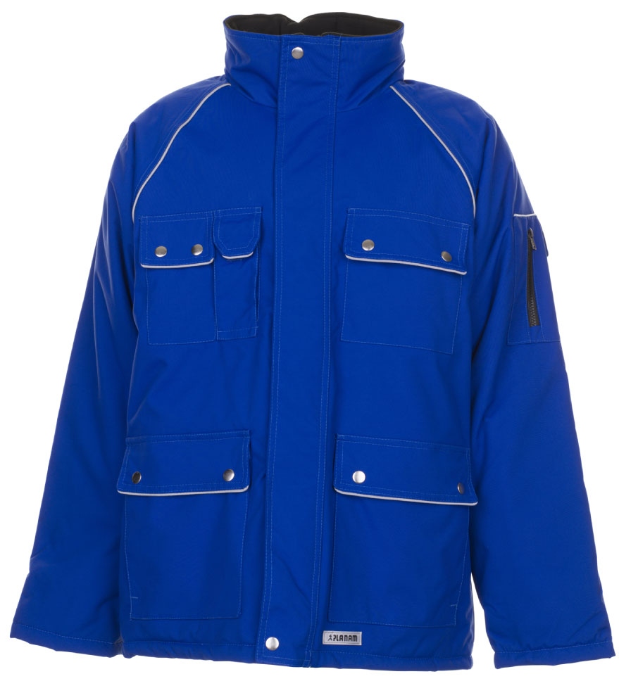 Áo khoác Parka mùa đông hạng nặng Planam 2190 Canvas 320 màu xanh hoàng gia size S-4XL