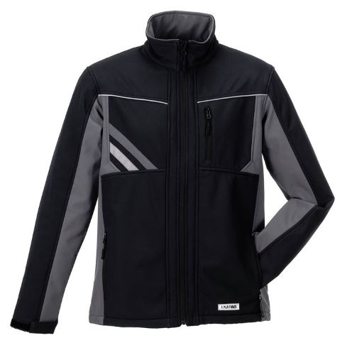 Áo khoác nam softshell Planam 2721 Highline màu đen/xám phiến/kẽm