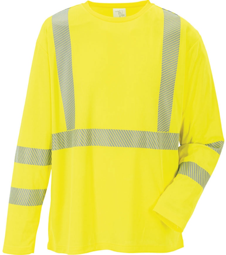 Áo dài tay phản quang EN20471 màu vàng XS-4XL, Planam 5886