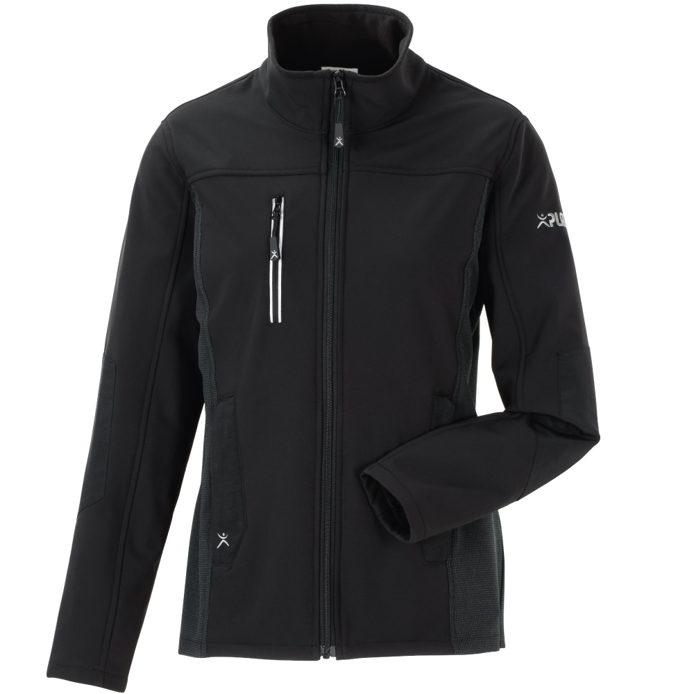 Áo khoác Softshell nữ Planam 6445 Norit Pure màu đen, size 34 - 54