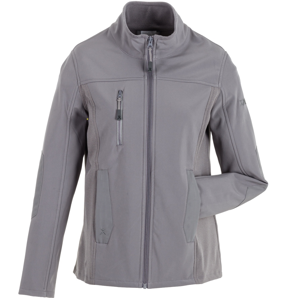 Áo khoác Softshell nữ Planam 6447 Norit Pure màu xám nhạt size 34 - 54