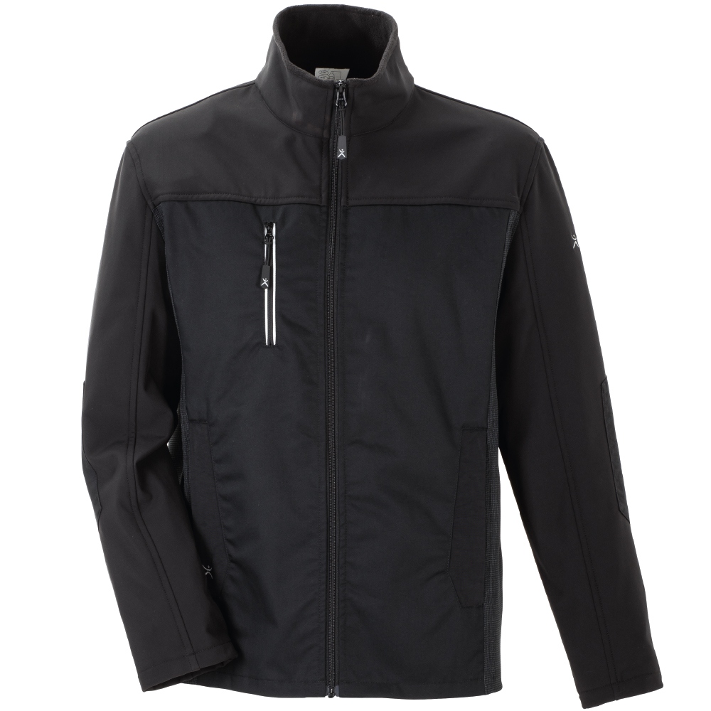 Áo khoác softshell nam Planam 6500 Norit màu đen, kích cỡ 24 - 110