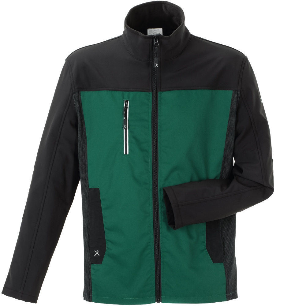 Áo khoác softshell nam Planam 6504 Norit màu xanh lá/đen cỡ 24 - 110