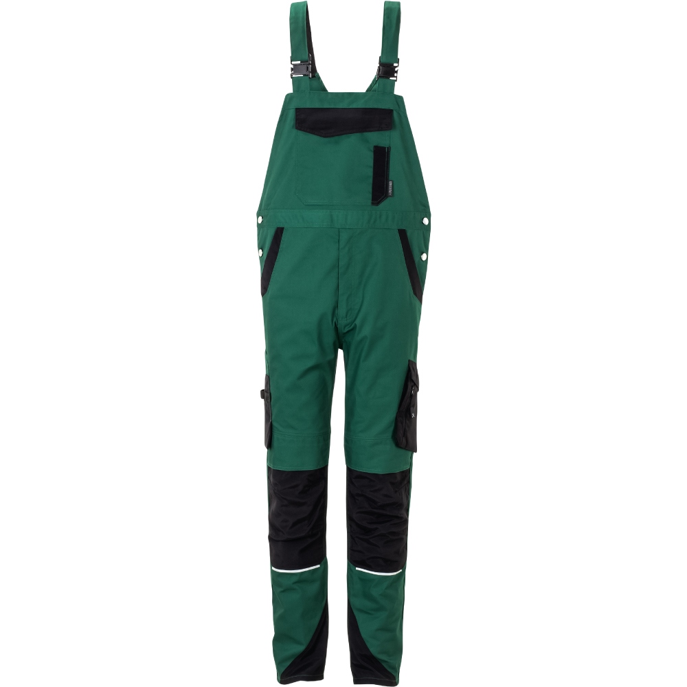 Quần yếm bảo hộ nam Planam 6524 Norit xanh lá/đen cỡ 24 - 110