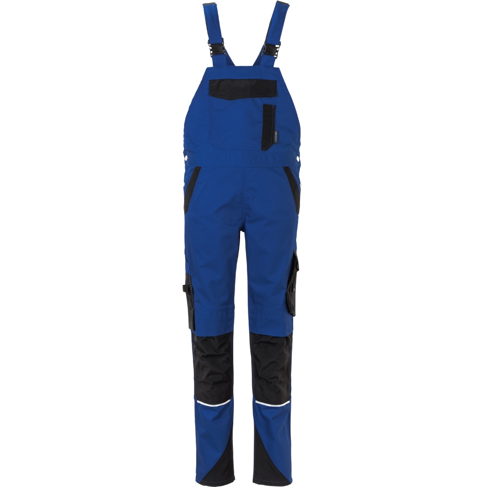 Quần yếm bảo hộ lao động nữ Planam 6532 Norit xanh dương/đen size 34 - 54