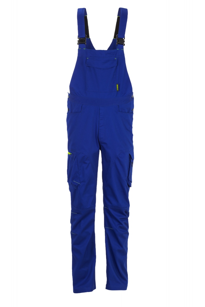 Quần yếm bảo hộ lao động nam Planam 6623 Stretchline màu xanh dương (Royal Blue) size 24 - 110