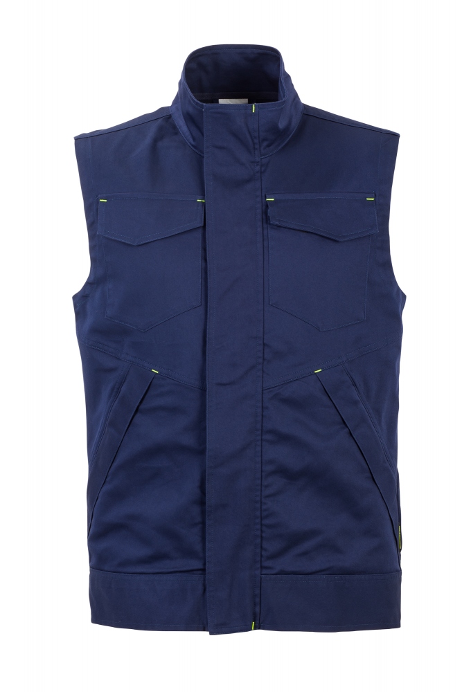 Áo ghi lê bảo hộ nam Planam 6632 Stretchline màu xanh đen size XS - 4XL