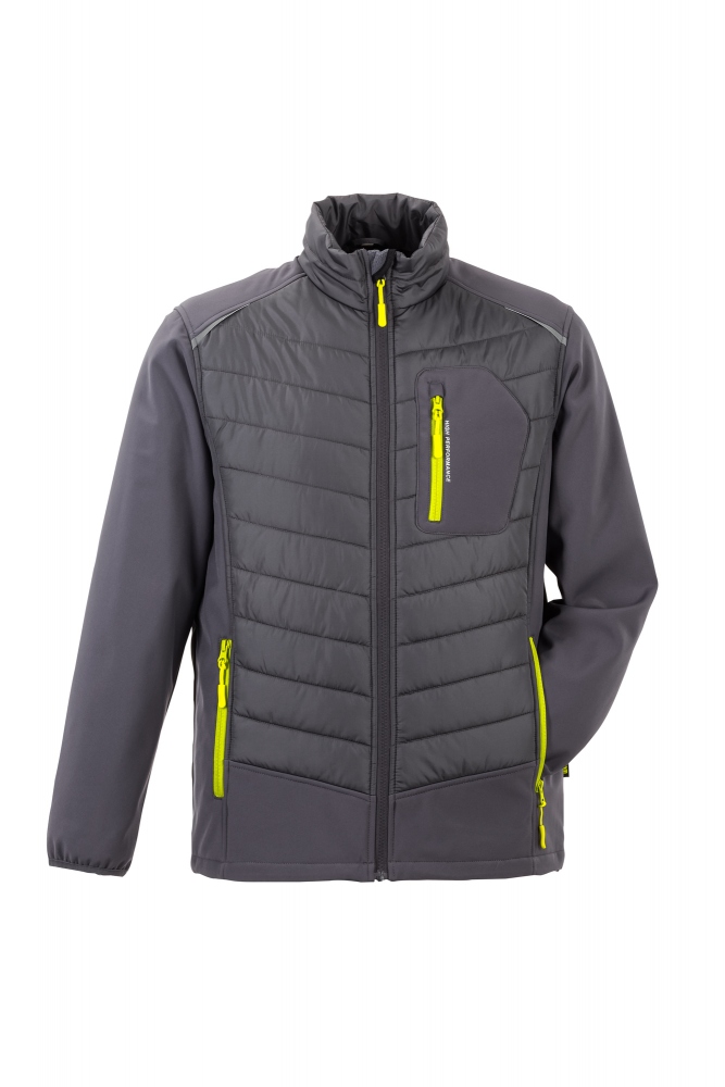 Áo khoác mùa đông nam Planam 6681 Stretchline màu xám than size XS - 4XL