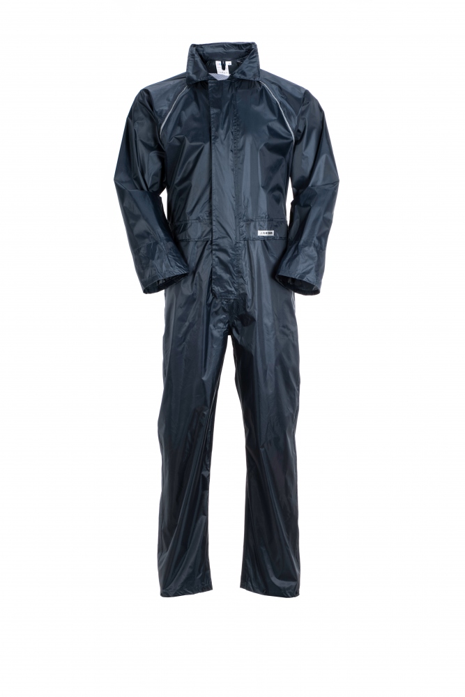 Bộ quần áo mưa/đồ liền thân chống thấm nước Planam Outdoor 1448 Aqua màu xanh navy S-3XL