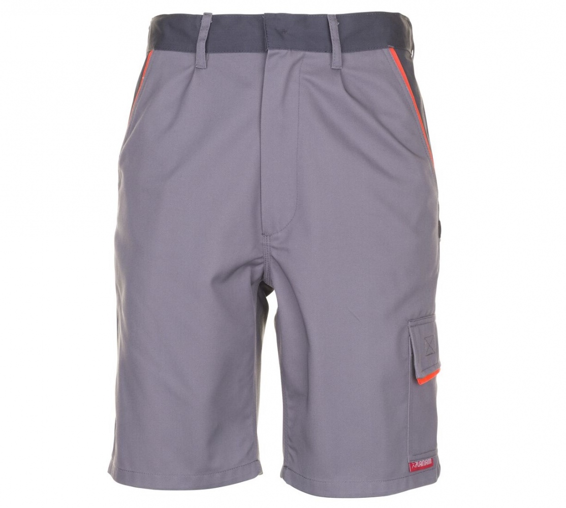 Quần đùi bảo hộ Planam 2470 VISLINE trọng lượng nhẹ, màu xám/cam/xám đá, kích cỡ XS-4XL