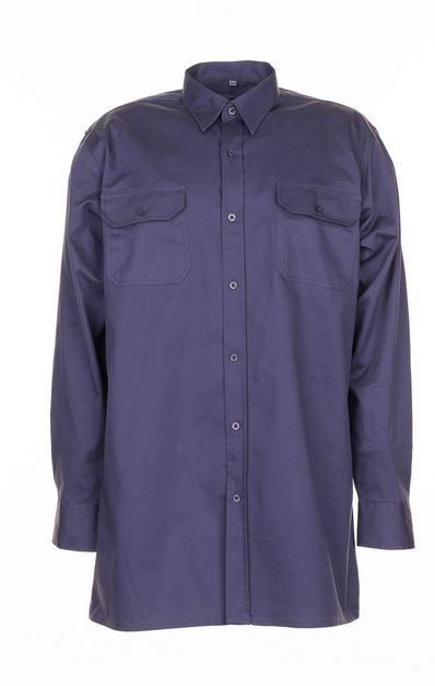 Áo sơ mi dài tay Planam 0406 Twill màu xám
