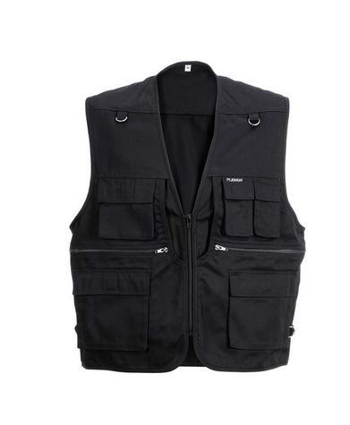 Áo vest mùa hè Planam 1410 màu đen