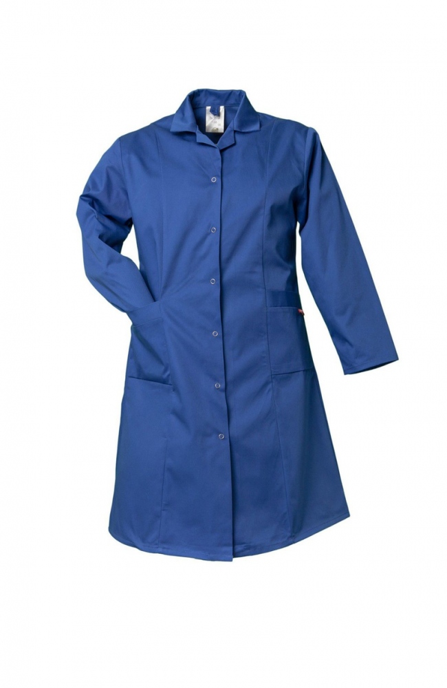 Áo choàng dài tay nữ Planam 1601 Màu xanh Royal Size 42