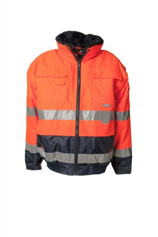 Áo khoác phản quang Planam 2046 Comfort cam/xanh navy 4XL