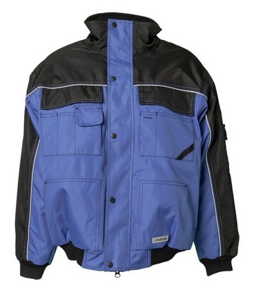 Áo khoác bảo hộ Planam 3320 DUST BLOUSON - Áo khoác chống thời tiết - Xanh dương/Đen