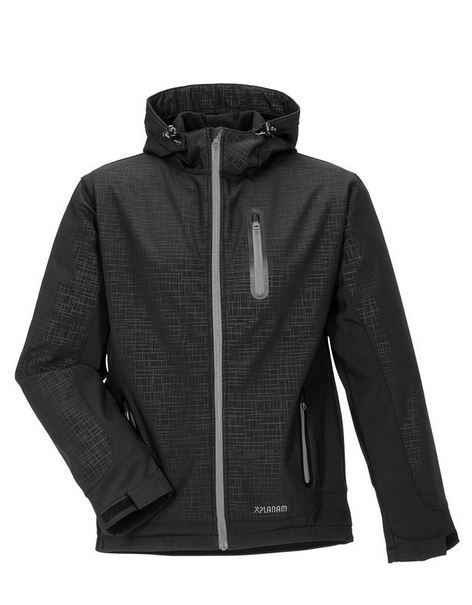 Áo khoác Softshell Planam 3700 Outdoor Cube màu đen