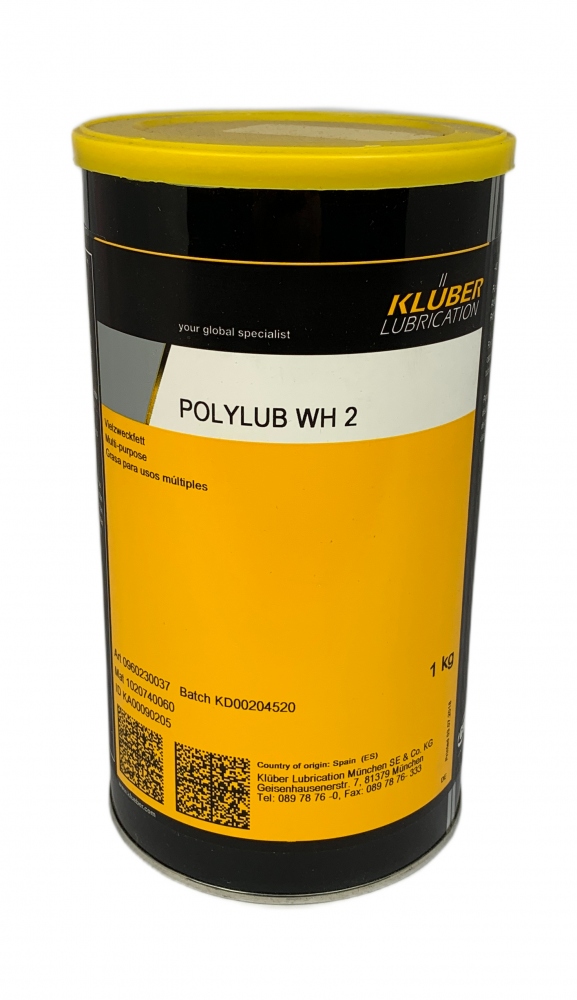 Mỡ bôi trơn đa năng Klüber POLYLUB WH 2 hộp 1kg
