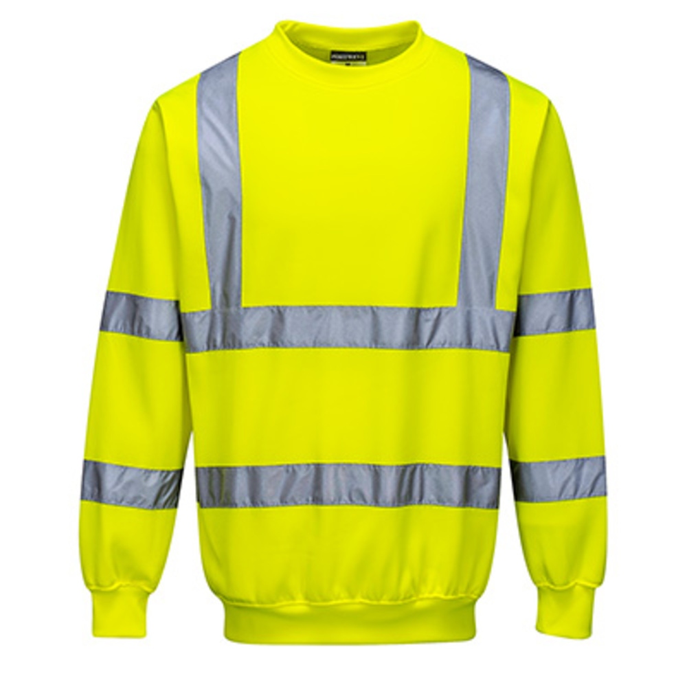 Áo nỉ phản quang Portwest B303 Class 3 màu vàng XS–5XL