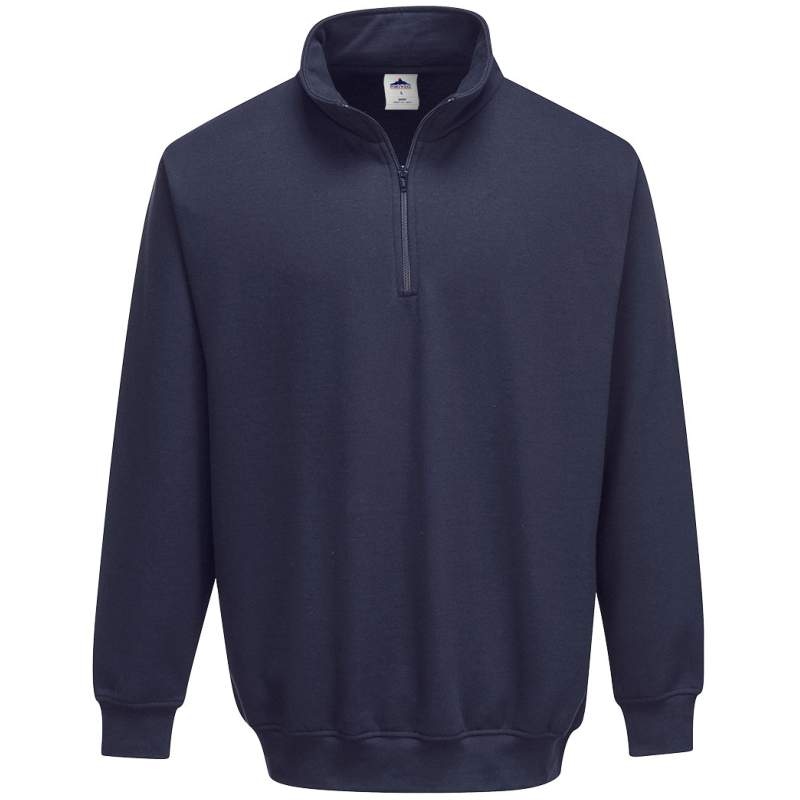 Áo nỉ cổ khóa kéo Portwest B309 Sorrento màu xanh hải quân size S-XXXL