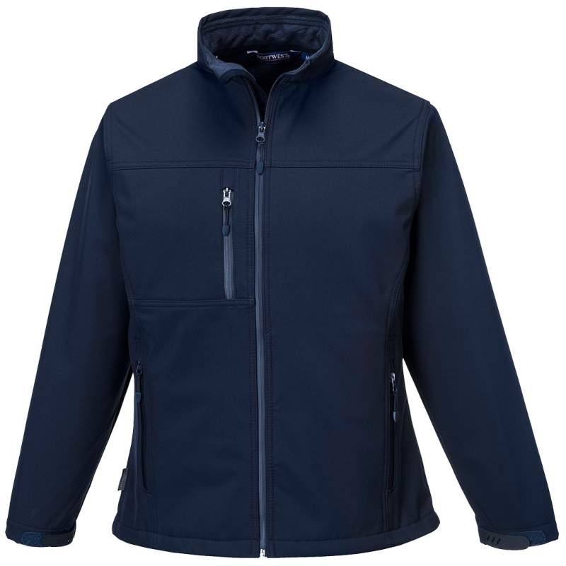 Áo khoác softshell lao động Portwest TK41 CHARLOTTE màu xanh navy