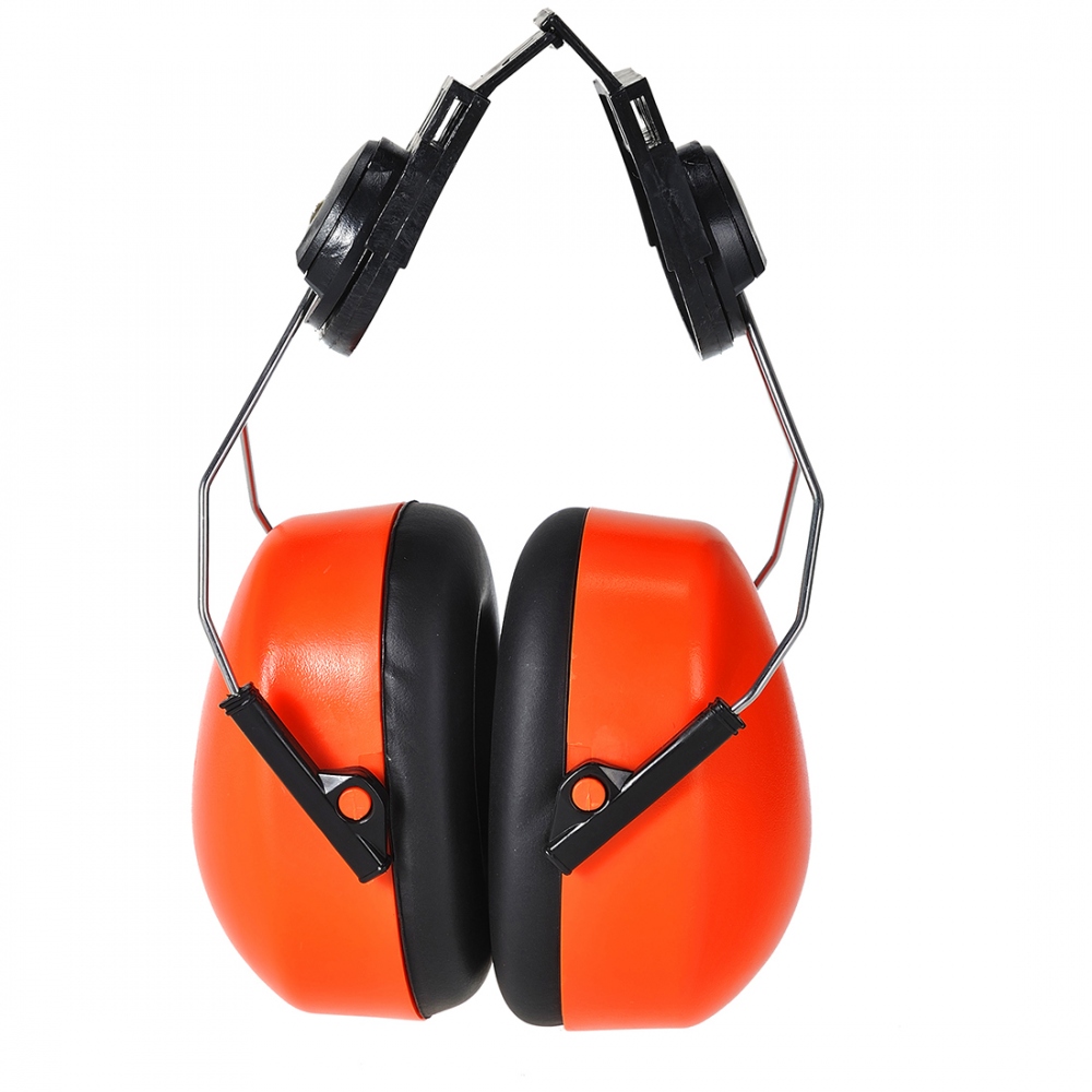 Tai nghe chống ồn kẹp Portwest PS47 Endurance HV dành cho mũ bảo hiểm màu cam