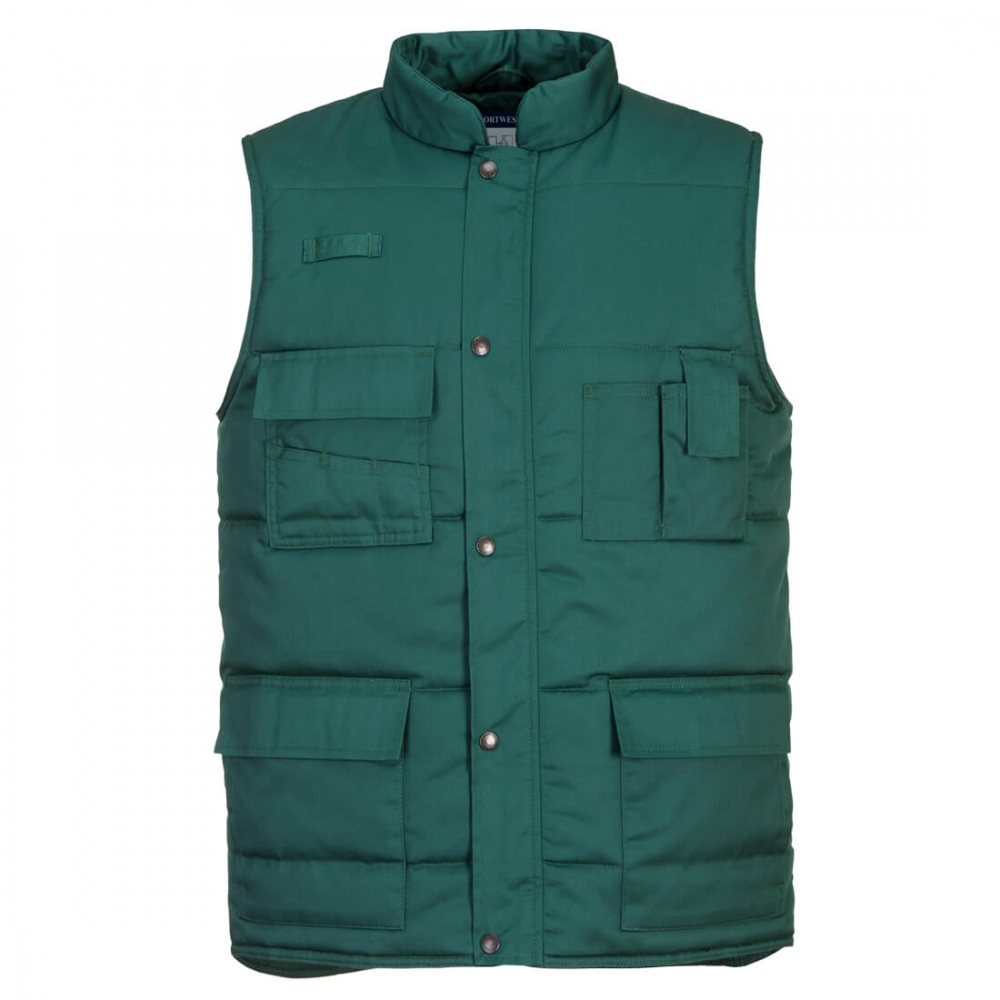 Áo gile bảo hộ Portwest S414 SHETLAND Màu xanh lá đậm Size S-3XL