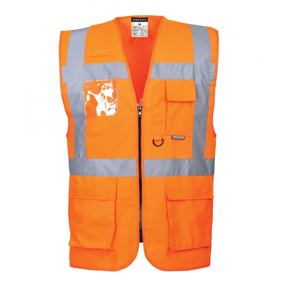 Áo phản quang cao cấp Portwest S476 màu cam XS-5XL