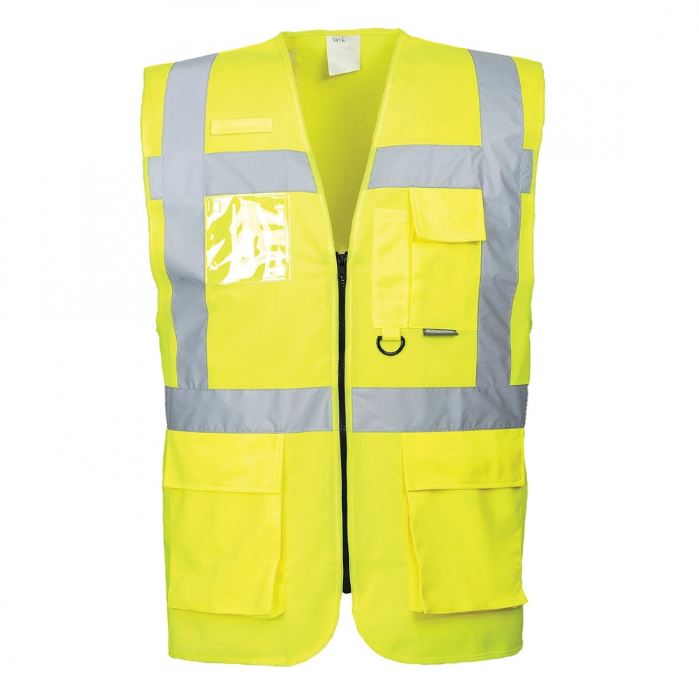 Áo phản quang cao cấp Portwest S476 BERLIN màu vàng size XS-7XL