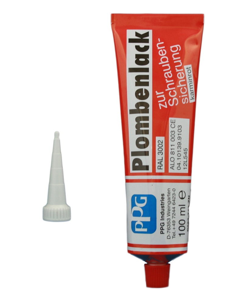 P058 Keo niêm phong chống tháo trộm màu đỏ RAL 3002 dung tích 100 ml