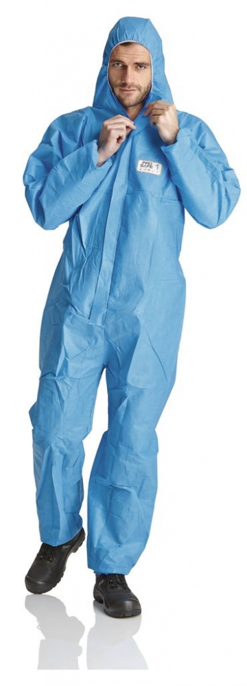 Quần áo bảo hộ hóa chất ProSafe 1B màu xanh, Cấp độ 3, Kiểu 5/6, size M-4XL