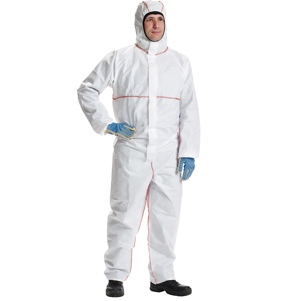 Quần áo bảo hộ Dupont PROSHIELD®20 SFR, màu trắng, thiết bị bảo vệ cá nhân (PPE) loại 3, Type 5/6