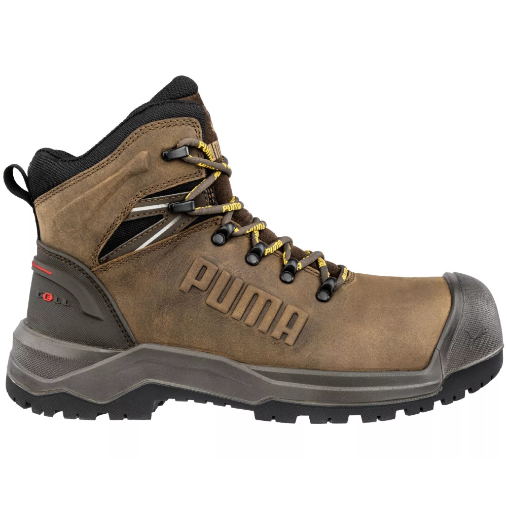 Giày bảo hộ Puma 632710 IRON HD BROWN MID S3S kích thước 39-48