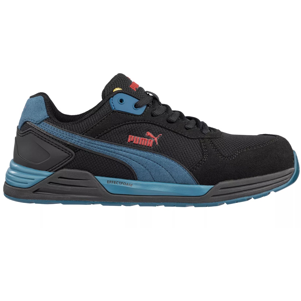 Giày bảo hộ Puma 644660 FRONTSIDE Đen/Xanh Dương Thấp Cổ S1P ESD size 39-47