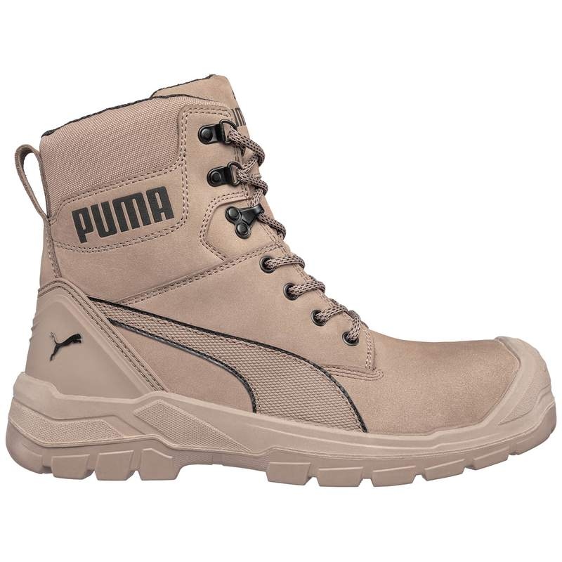 Giày bảo hộ PUMA 630740 CONQUEST STONE HIGH màu nâu S3 HRO SRC