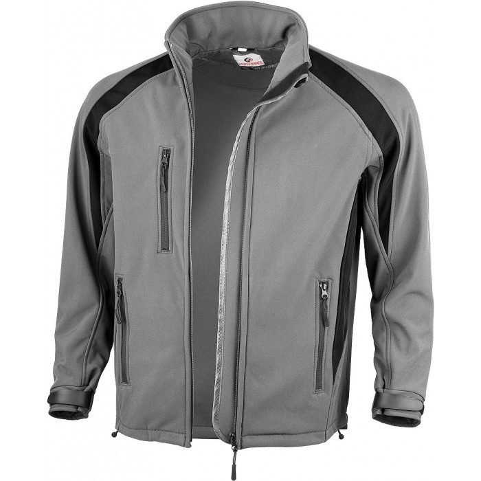 Áo khoác Softshell Qualitex 102041 màu xám-đen