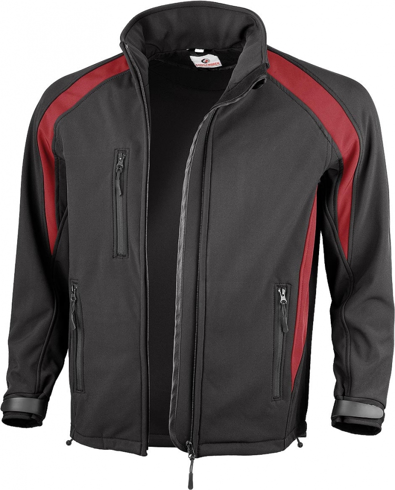 Áo khoác Softshell Qualitex 10204 màu đen-đỏ