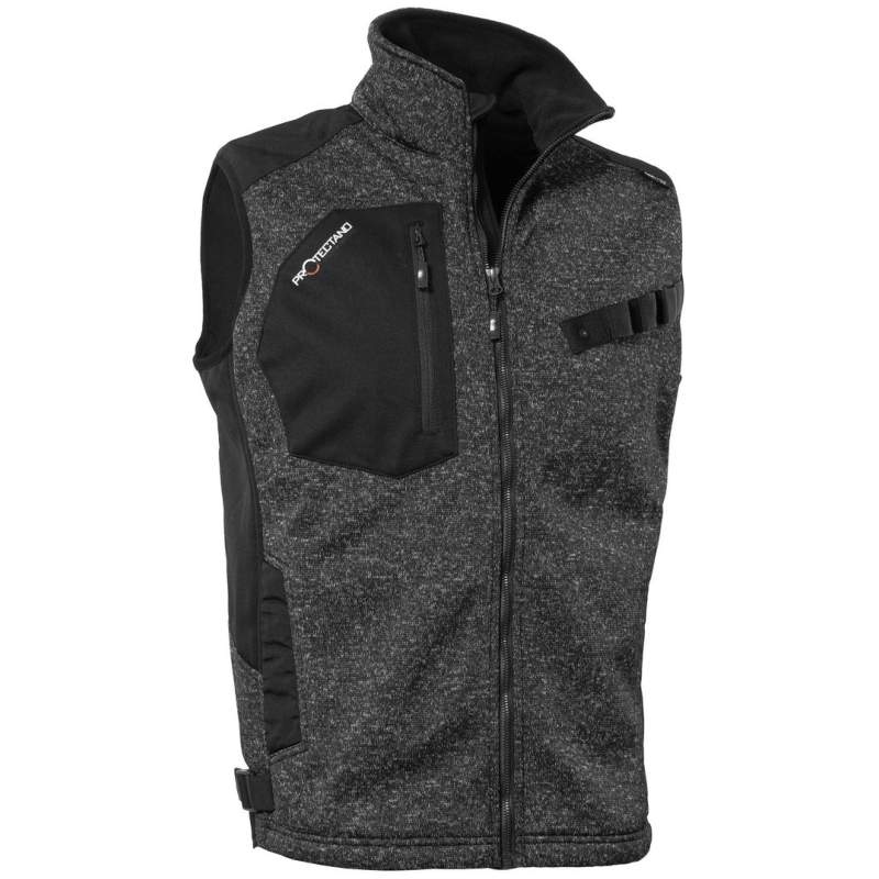 Áo vest nỉ dệt kim QUALITEX VGCA545 Protectano màu đen size S-XXXL